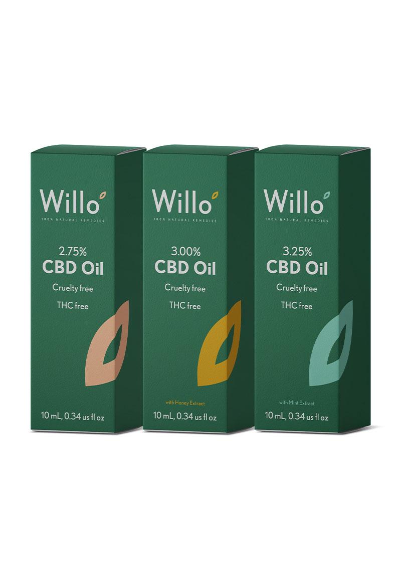 Willo tincture boxes